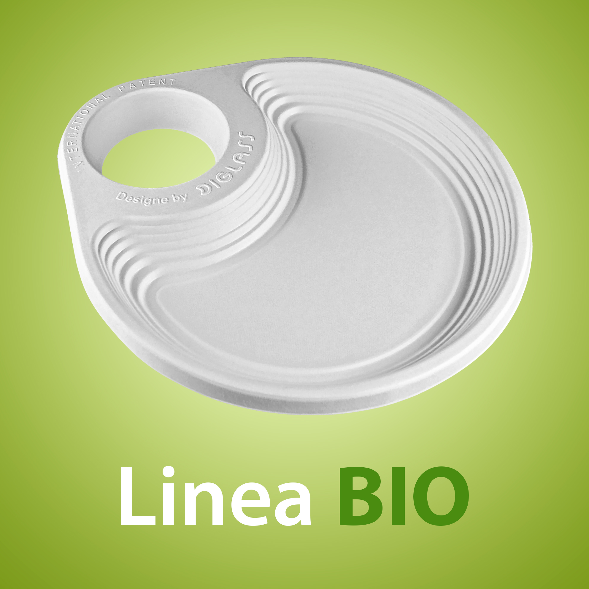 Linea BIO - Biodegradabile, realizzato al 100% in fibre vegetali estratte da canna da zucchero, sterilizzato ai raggi ultravioletti, bio compostabile e reciclabile, utilizzabile anche in microonde!
