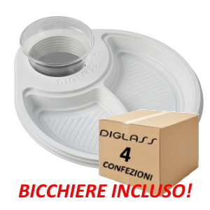 Deluxe Biscomparto Bianchi - 120 piatti