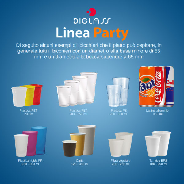 Party Biscomparto Bianchi - 120 piatti